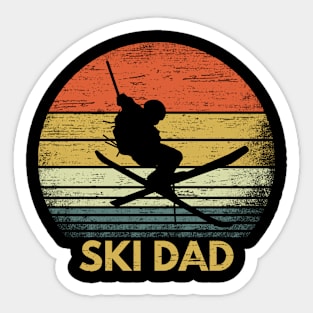 Ski Dad Wintersports Gift For Men Sticker